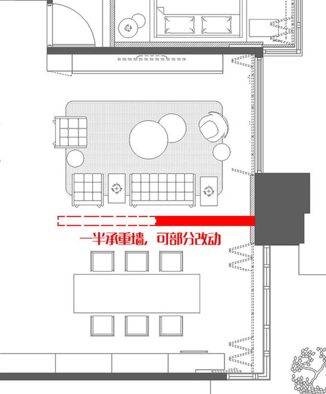 90平客厅沙发,朋友12万打造90平小三房 客厅沙发储物柜有点厉害