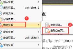 pdf删除页,PDF中的空白页怎么删除？
