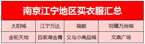 南京市场,南京20个商场、批发市场买衣服综合大对比！大蓝鲸人买衣服指南