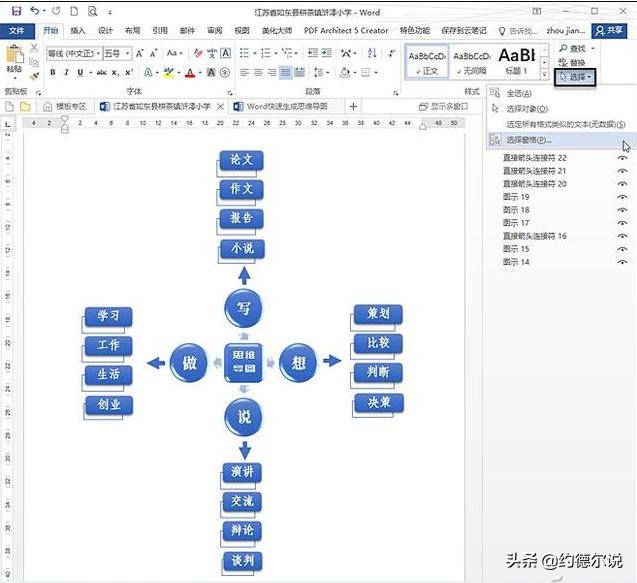 word流程图制作,如何用Word做思维导图？