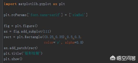 python画折线图,Python如何绘制长方形？