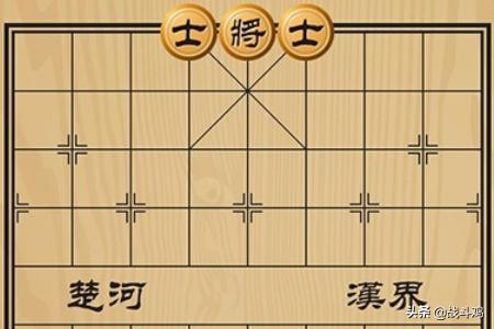 象棋怎么摆放的图片,中国象棋开局棋子如何摆放？