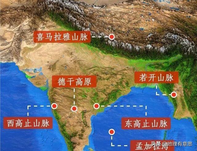 喜马拉雅山地图,印度地理上的死穴在哪里？