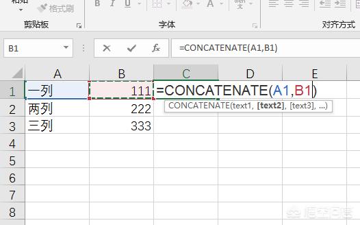 excel两列合并,excel两列内容如何合并？