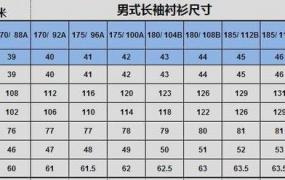 l号是多大,L号的衬衣详细尺寸是多少？