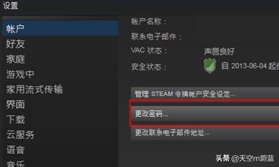 steam密码修改,steam怎么更改密码？