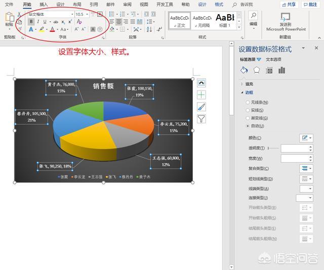 word文档怎么做,如何用Word制作饼状图？