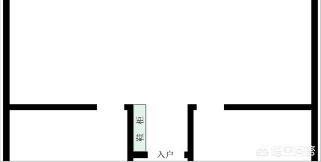 进门鞋柜装修效果图,鞋柜在进门过道上，怎么设计？