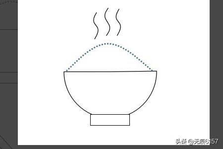 碗简笔画,怎么画大米粒及大米饭的简笔画？