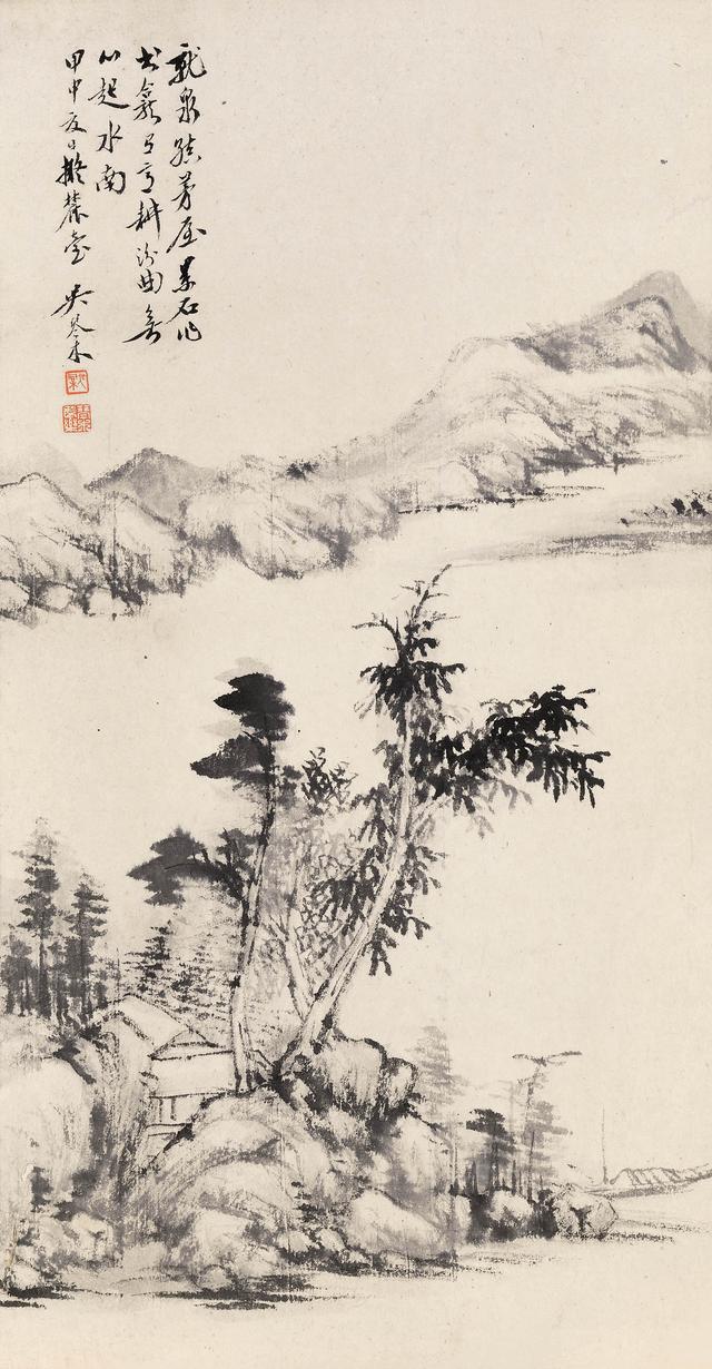 山水简笔画图片大全,怎样学习山水画？如何入门？