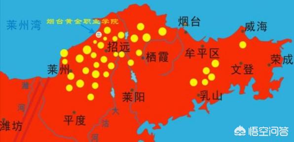 烟台金矿,烟台市哪个地方是金矿区？