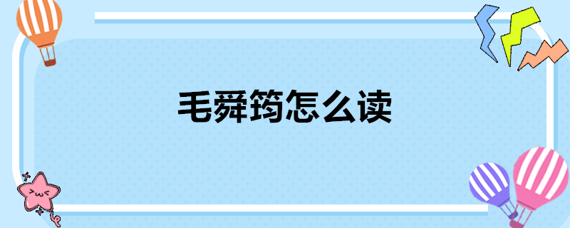 毛舜筠怎么读(毛舜筠怎么读 毛舜筠年轻时的照片)