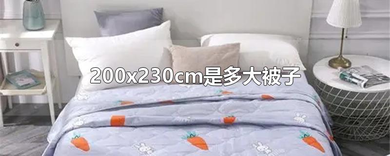 200x230cm是多大被子长宽(200x230cm是多大被子)