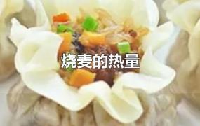 烧麦的热量高吗(烧麦的热量是多少)