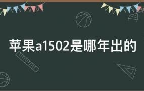 苹果a1502是哪一年出的(a1502一共有几年)