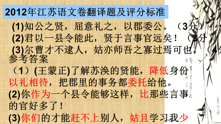 魏武见使的文言文翻译