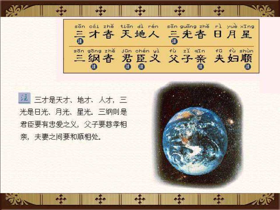 人之初三字经全文及译文