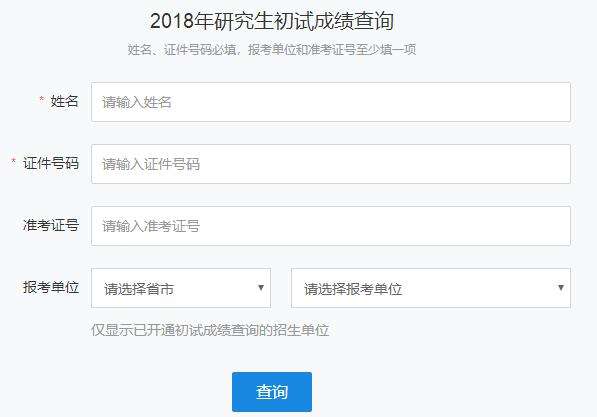 研究生查分需要什么信息