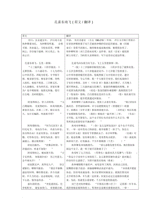 南人捕孔雀文言文翻译