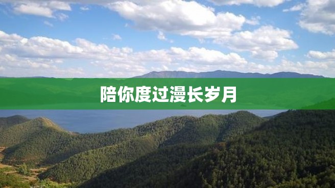 陪你度过漫长岁月