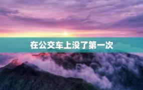 在公交车上没了第一次