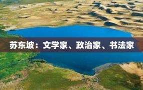 苏东坡：文学家、政治家、书法家