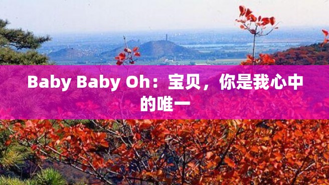 Baby Baby Oh：宝贝，你是我心中的唯一