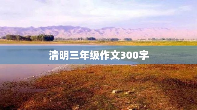 清明三年级作文300字