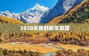 2020年我的新年愿望