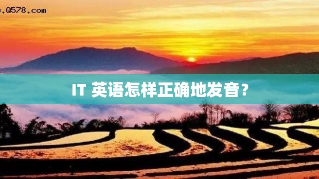 IT 英语怎样正确地发音？