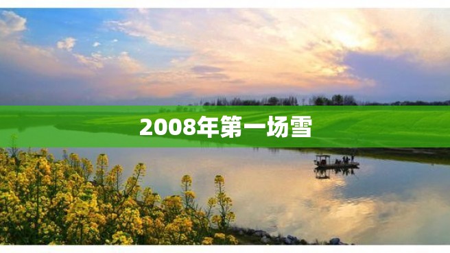 2008年第一场雪