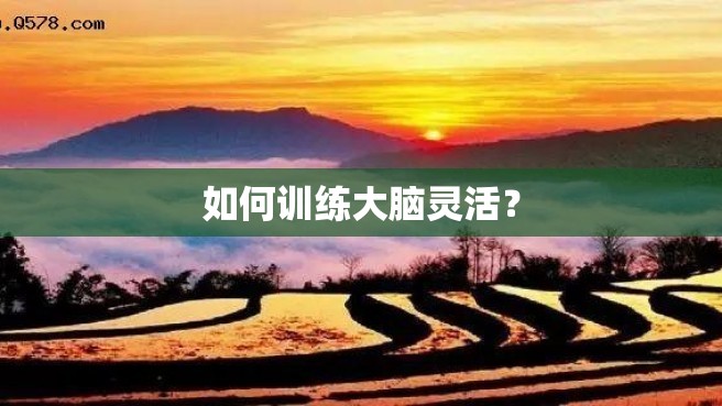 如何训练大脑灵活？