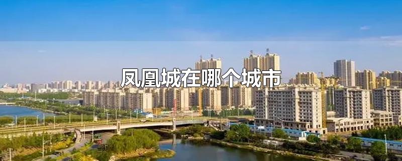 凤凰城在哪个城市(碧桂园凤凰城在哪个城市)