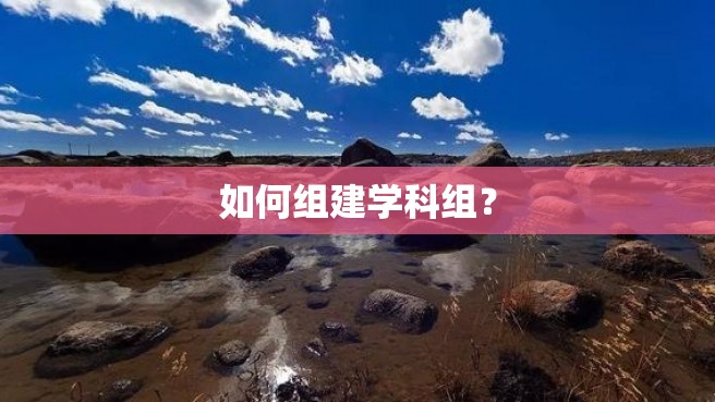 如何组建学科组？