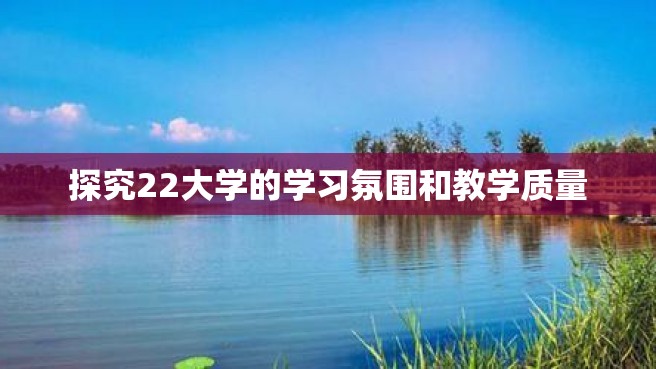 探究22大学的学习氛围和教学质量