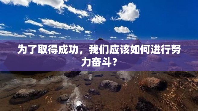 为了取得成功，我们应该如何进行努力奋斗？