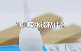 101胶水能粘什么材料(101胶水是粘什么用途)