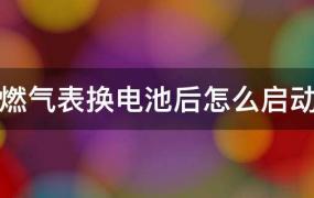 天然气表的电池怎么换(燃气表换电池后打不着火是怎么办)