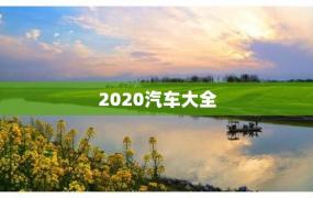 2020汽车大全