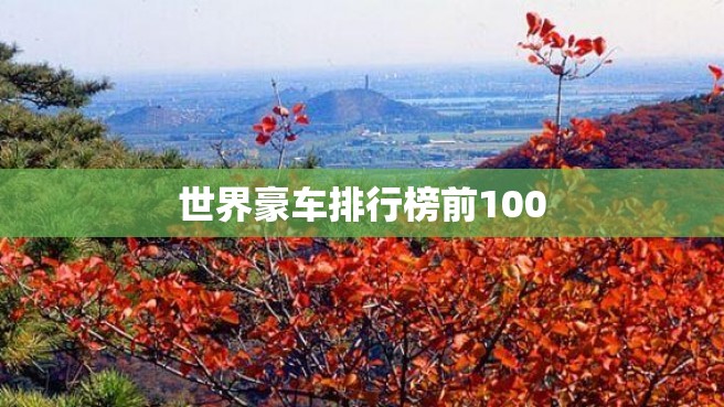 世界豪车排行榜前100