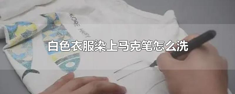 白色衣服染上马克笔怎么洗(马克笔把衣服染了 怎么洗)