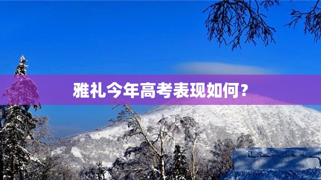 雅礼今年高考表现如何？