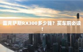 雷克萨斯RX300多少钱？买车前必读！