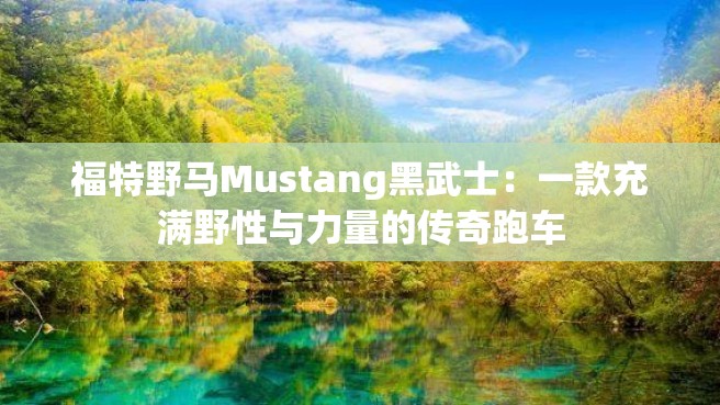 福特野马Mustang黑武士：一款充满野性与力量的传奇跑车