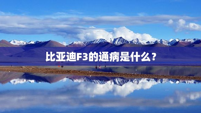 比亚迪F3的通病是什么？