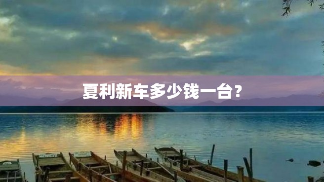 夏利新车多少钱一台？