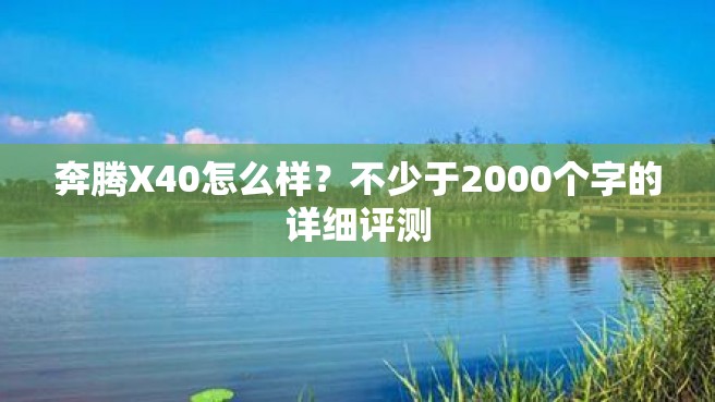 奔腾X40怎么样？不少于2000个字的详细评测