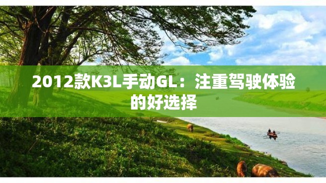 2012款K3L手动GL：注重驾驶体验的好选择