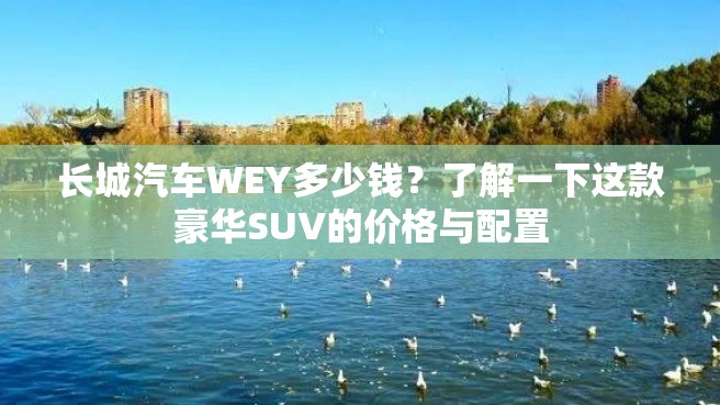 长城汽车WEY多少钱？了解一下这款豪华SUV的价格与配置