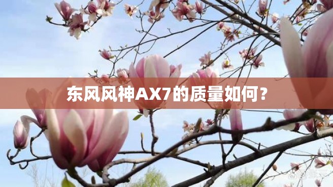 东风风神AX7的质量如何？